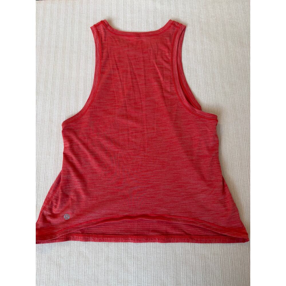 Lululemon Fast As Light Muscle Tank Heathered Red - Picture 4 of 5